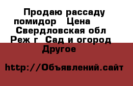 Продаю рассаду помидор › Цена ­ 25 - Свердловская обл., Реж г. Сад и огород » Другое   